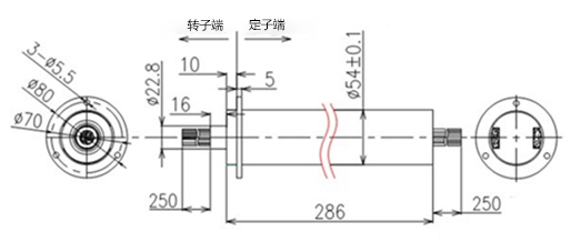 BTC054-12402低力矩帽式滑环内部结构图